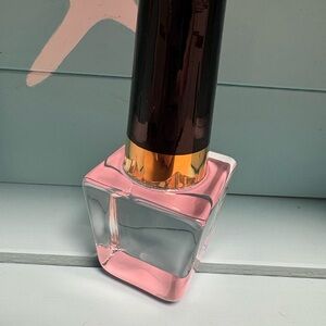 Kosta Boda Pink and Gold Glass Sculpture